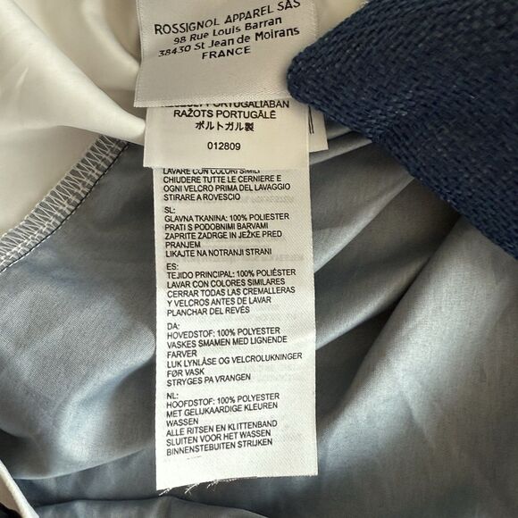 Rossignol Cycling‎ Running Mesh Vest Mens Medium Full Zip  Blue White Red - Picture 10 of 11